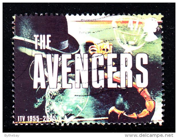 Great Britain Used Scott #2311 47p The Avengers - Independent Television, 50th Ann - Usati