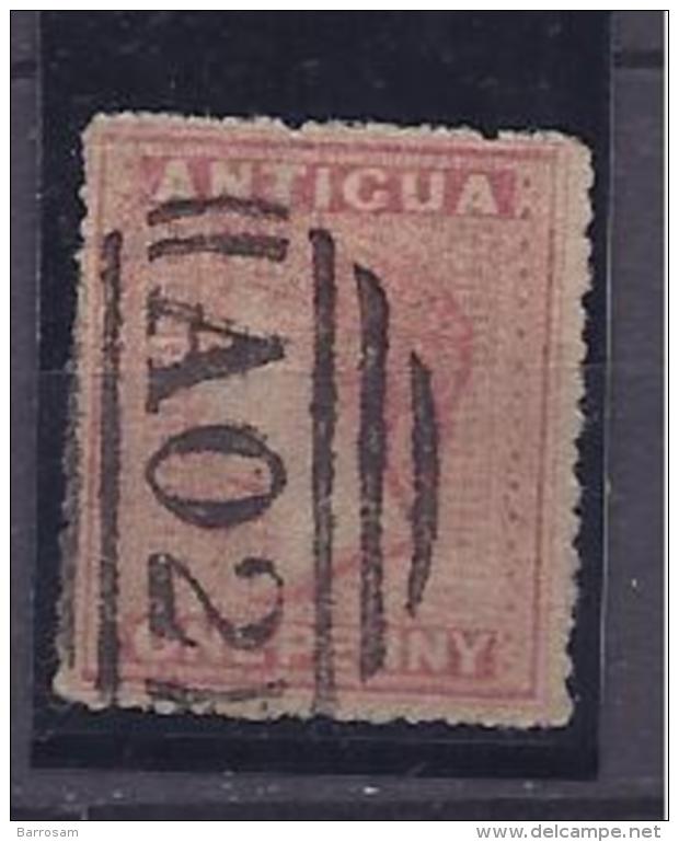 Antigua1863-7:  Scott2 Used With Wmk. - 1858-1960 Colonie Britannique