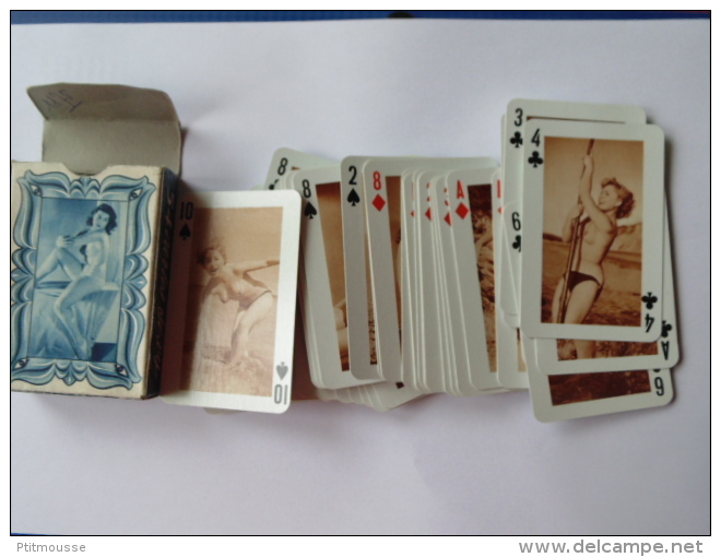 JEU DE CARTES EROTIQUE ANNEES 50 / EROTISME - Playing Cards (classic)