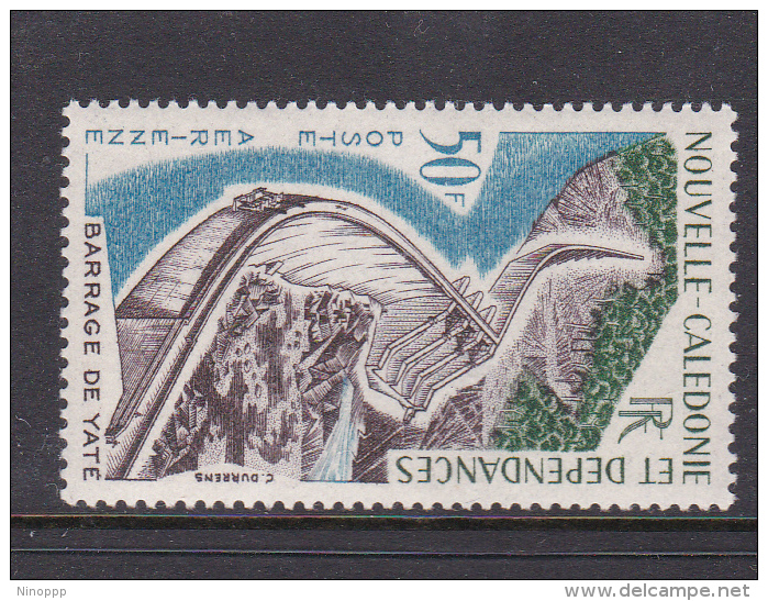 New Caledonia SG 355 1959 Air Mail 50F Yate Barrage  MNH - Oblitérés