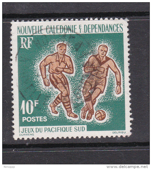 New Caledonia SG 371 1963 1st South Pacific Games,10F Football MNH - Gebruikt