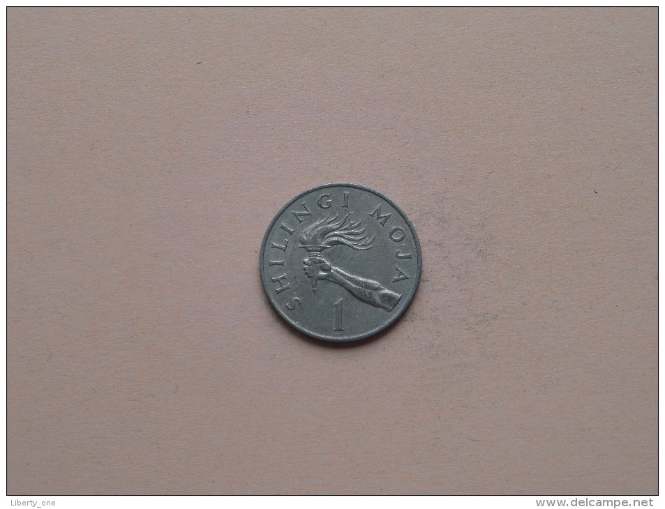 1972 - 1 Shiligi Moja - KM 4 ( Uncleaned Coin / For Grade, Please See Photo ) !! - Tanzanie