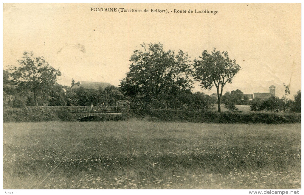 FONTAINE(TERRITOIRE DE BELFORT) - Fontaine