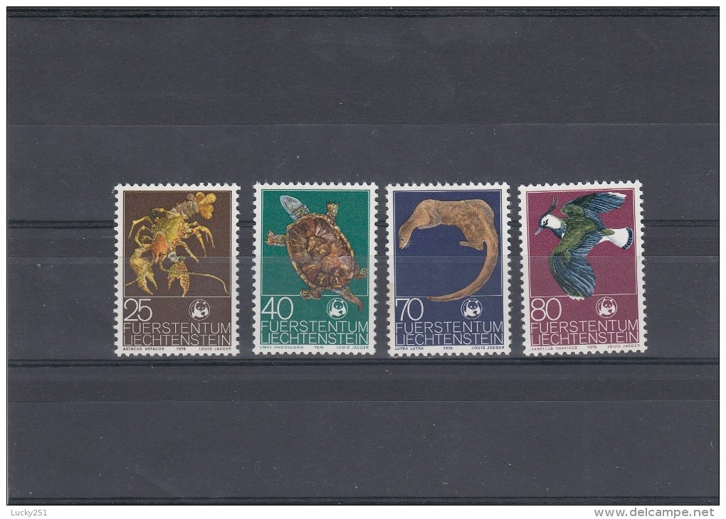 Liechtenstein - Année 1976 - Faune - Neuf** - YT 587/590 - Unused Stamps