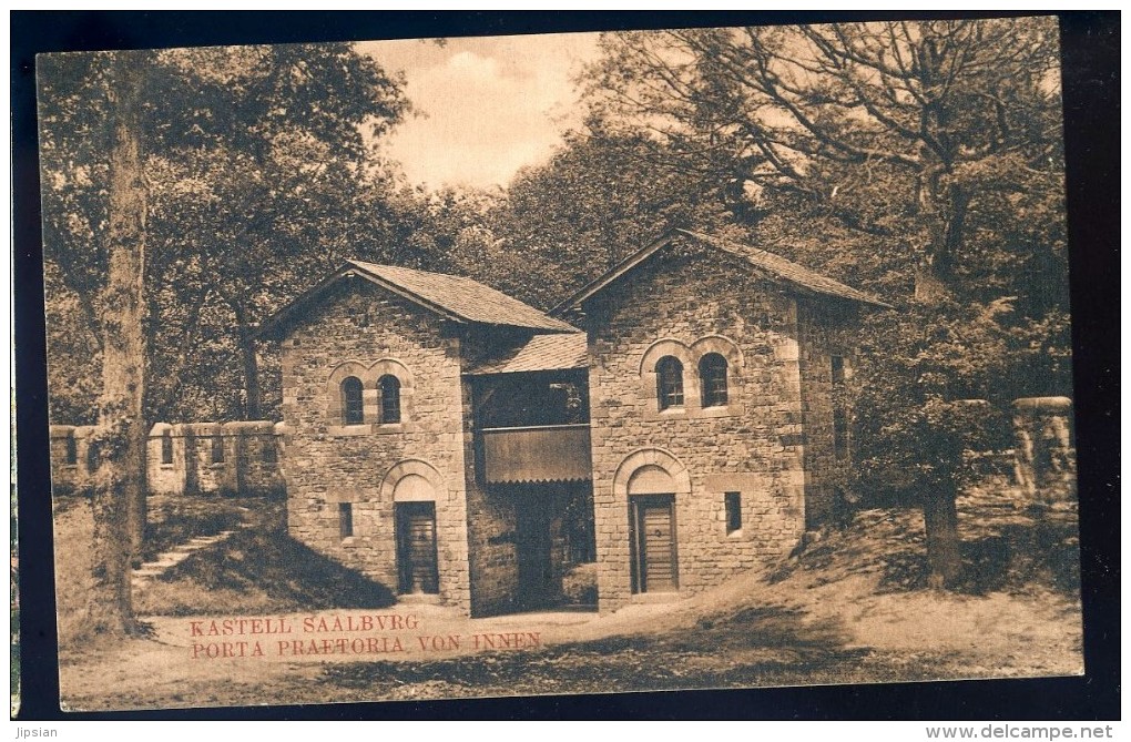 Cpa  Allemagne Kastell Saalburg  -- Porta Praetoria Von Innen   LIOB99 - Saalburg