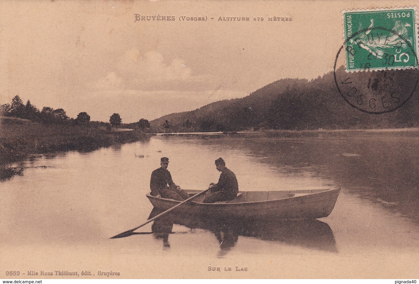 Cp , 88 , BRUYÈRES , Sur Le Lac - Bruyeres