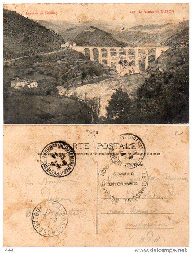 Le Viaduc De  DUZON   - Cachet Militaire    (87633) - Other & Unclassified