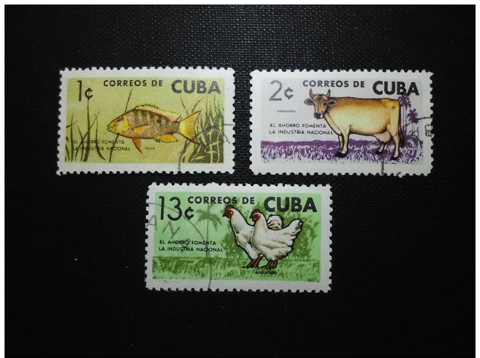 Cuba  1964    El Ahorro Fomenta La Industria Nacional - Used Stamps