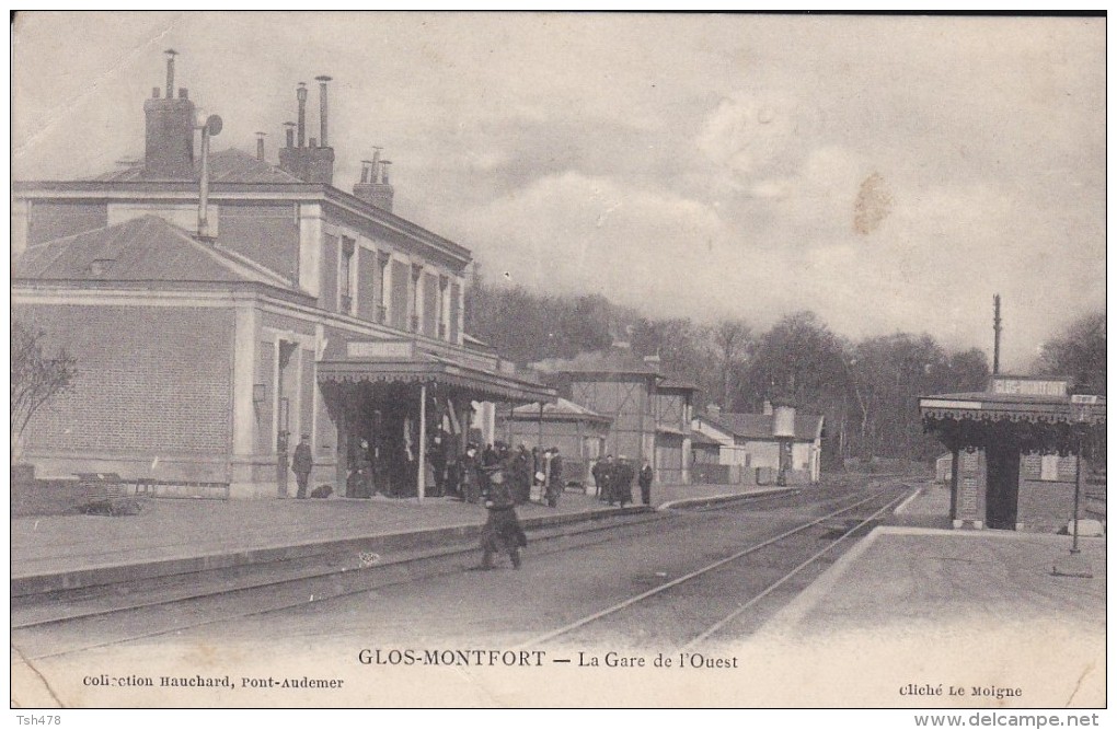27----GLOS-MONTFORT---la Gare De L'ouest---voir 2 Scans - Altri & Non Classificati