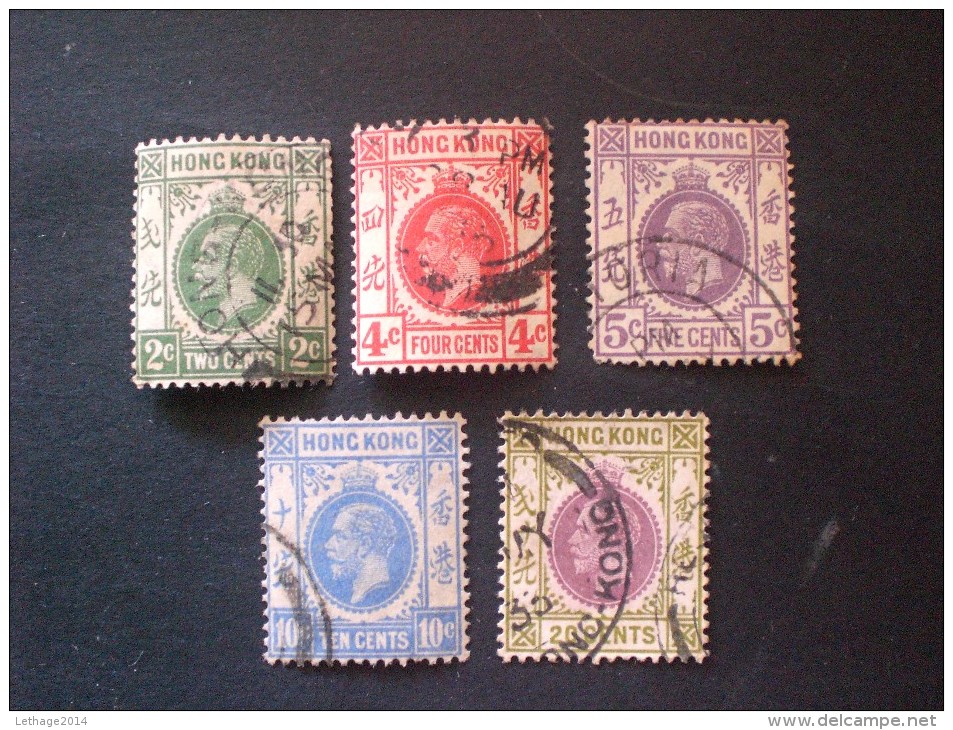 STAMPS HONG KONG 1921 - 1926 King George V - Used Stamps