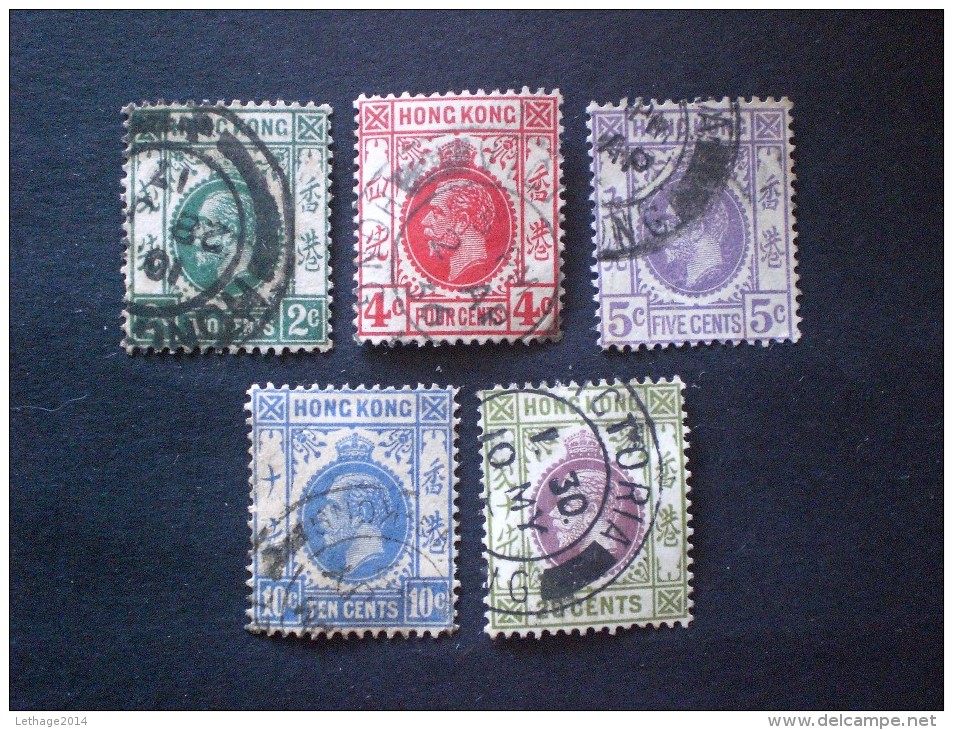 STAMPS HONG KONG 1921 - 1926 King George V - Used Stamps