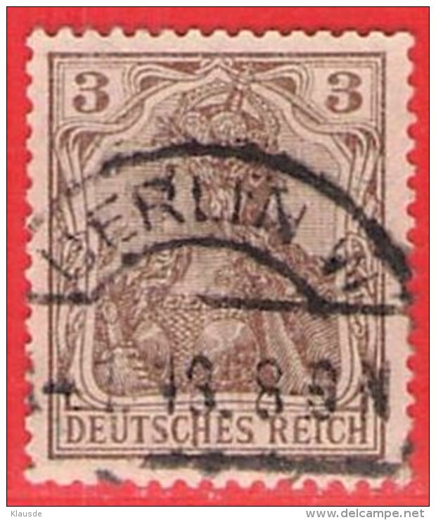 MiNr.84II.a O Deutschland Deutsches Reich - Oblitérés