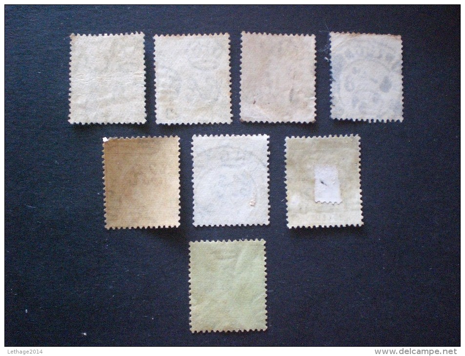 HONG KONG 1921 King George V   50 CENT  Bluish Green Paper, Back Side Olive - Used Stamps