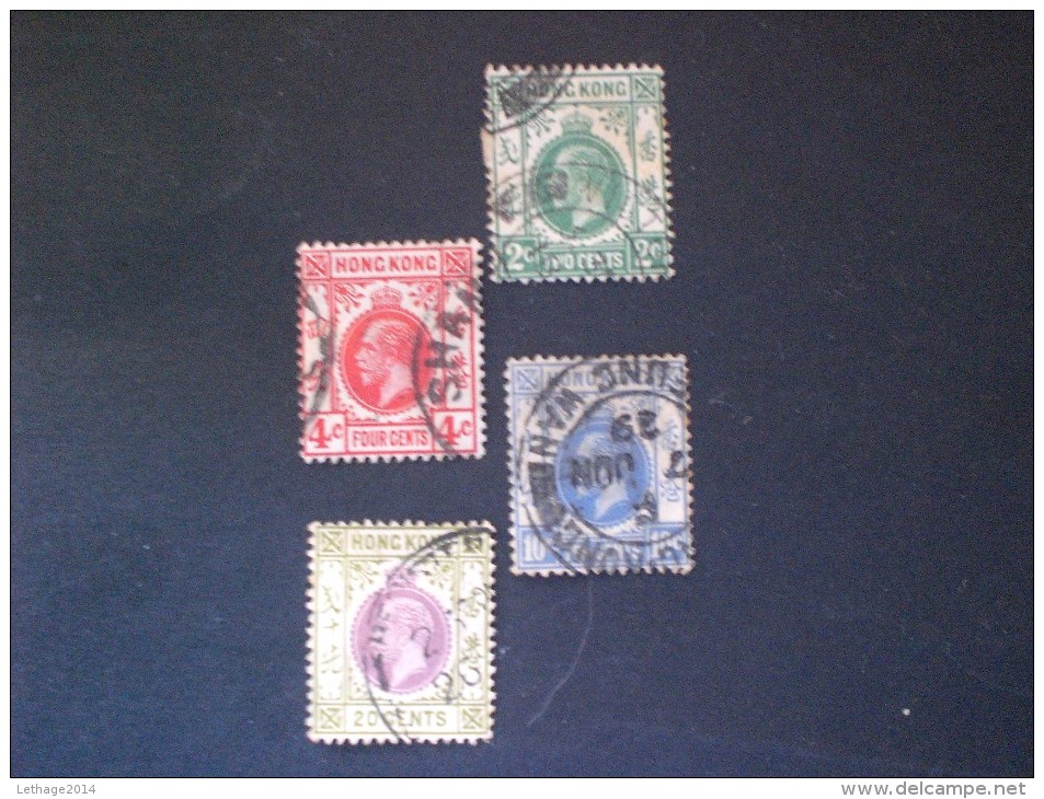 STAMPS HONG KONG 1912 King George V Of The United Kingdom - Used Stamps