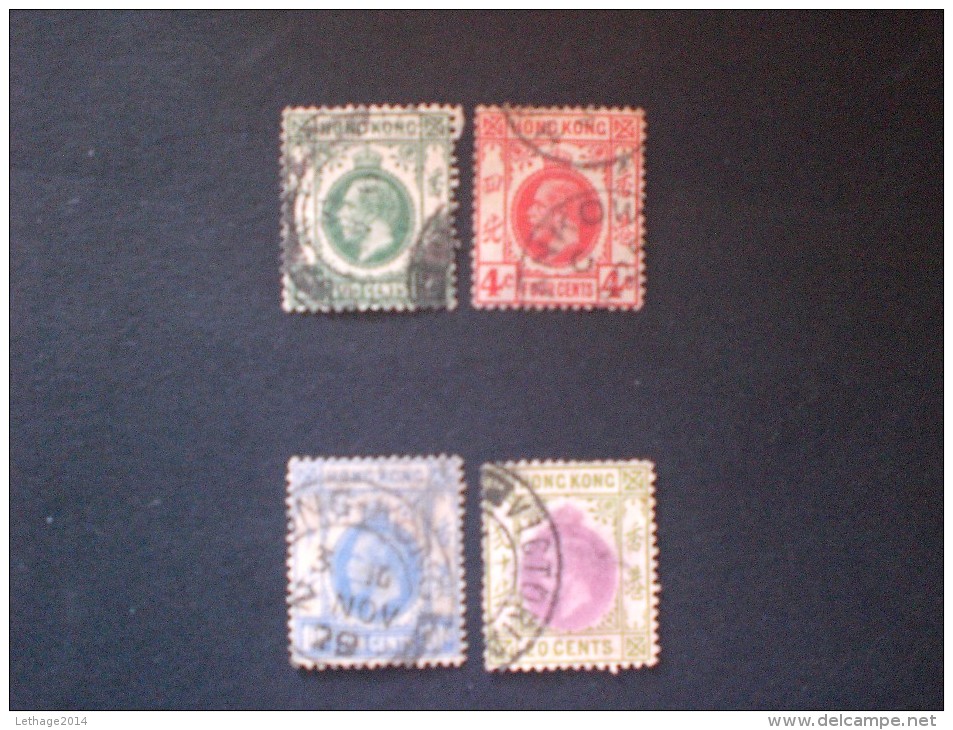 STAMPS HONG KONG &#x9999;&#x6E2F; 1912 King George V Of The United Kingdom 茅根 中國 - Used Stamps