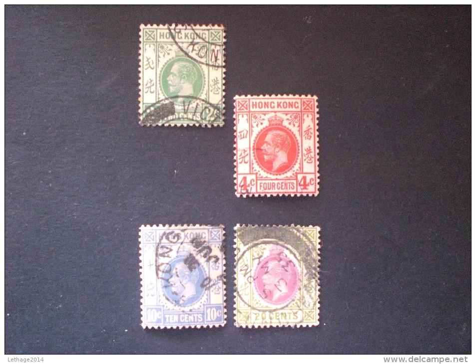 STAMPS HONG KONG 1912 King George V Of The United Kingdom - Used Stamps