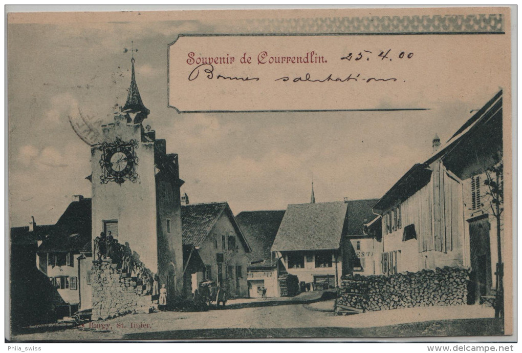 Courrendlin, Souvenir De - Animée - Courrendlin