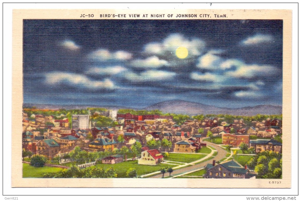 USA - TENNESSEE - JOHNSON CITY, Bird's Eye View - Johnson City