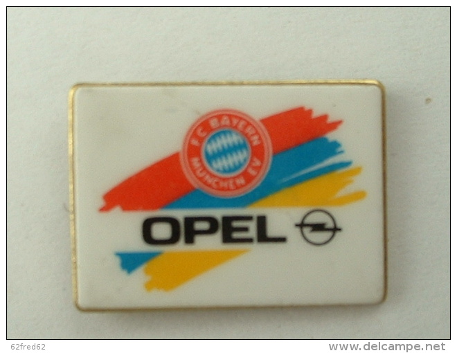 PIN´S  OPEL - SPONSOR F.C BAYERN DE MUNICH - Opel