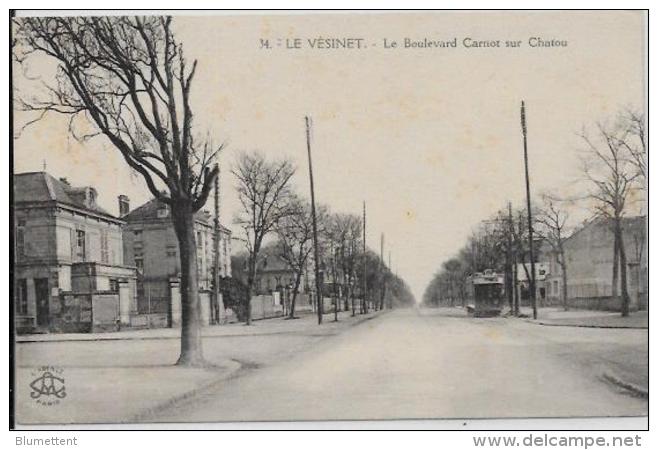 CPA Yvelines Le Vésinet écrite - Le Vésinet