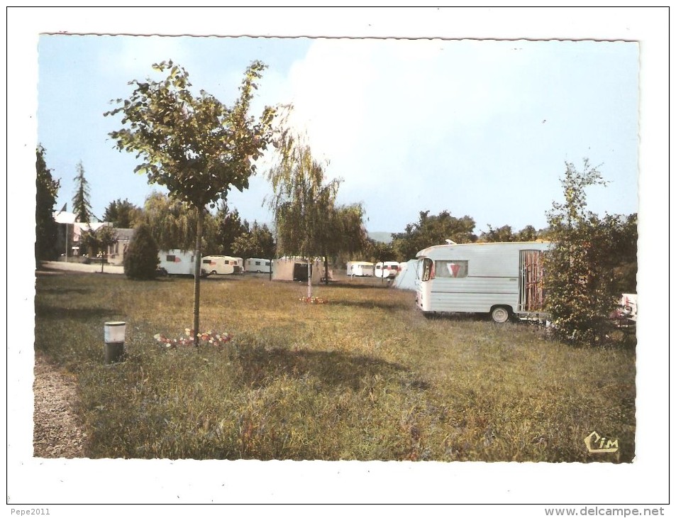 CPSM 07 TOURNON Camping Municipal Caravanes Bâtiments Peu Commune - Tournon