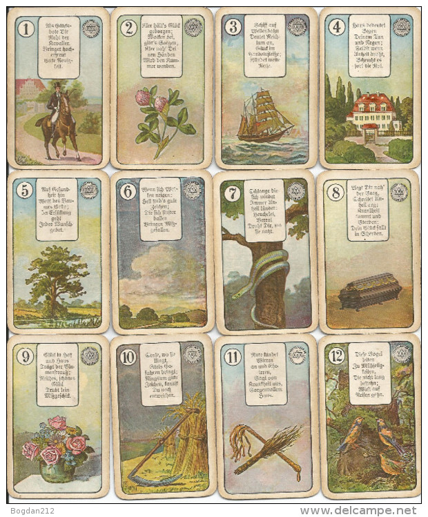 JUDAIKA - 36 Tarot Karten?, Schneider-Co.AG, Altenburg SA, Gute Zustand,10 Scan - Tarot-Karten