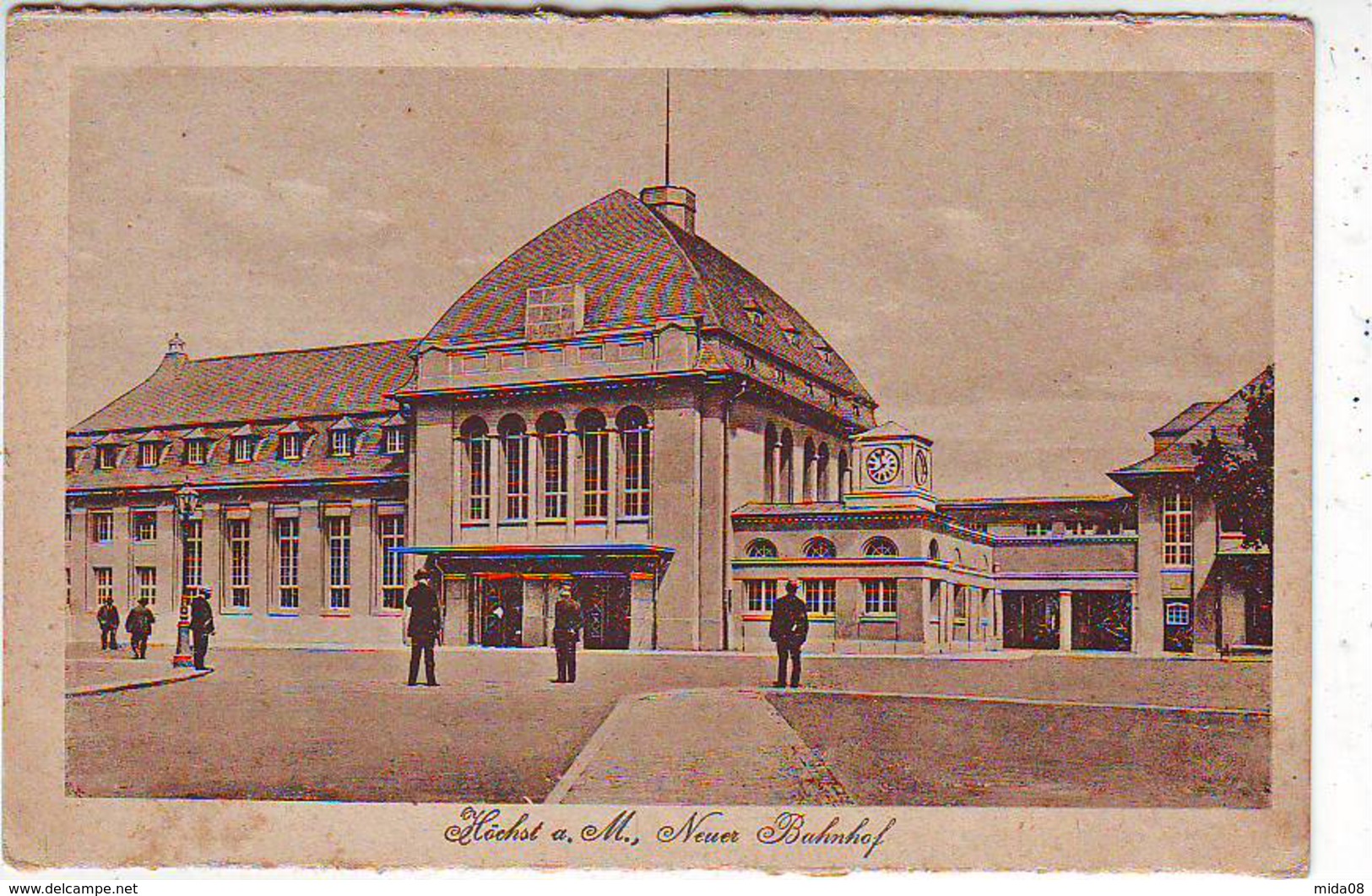 HÖCHST U. M. NEUER BAHNHOF - Hoechst