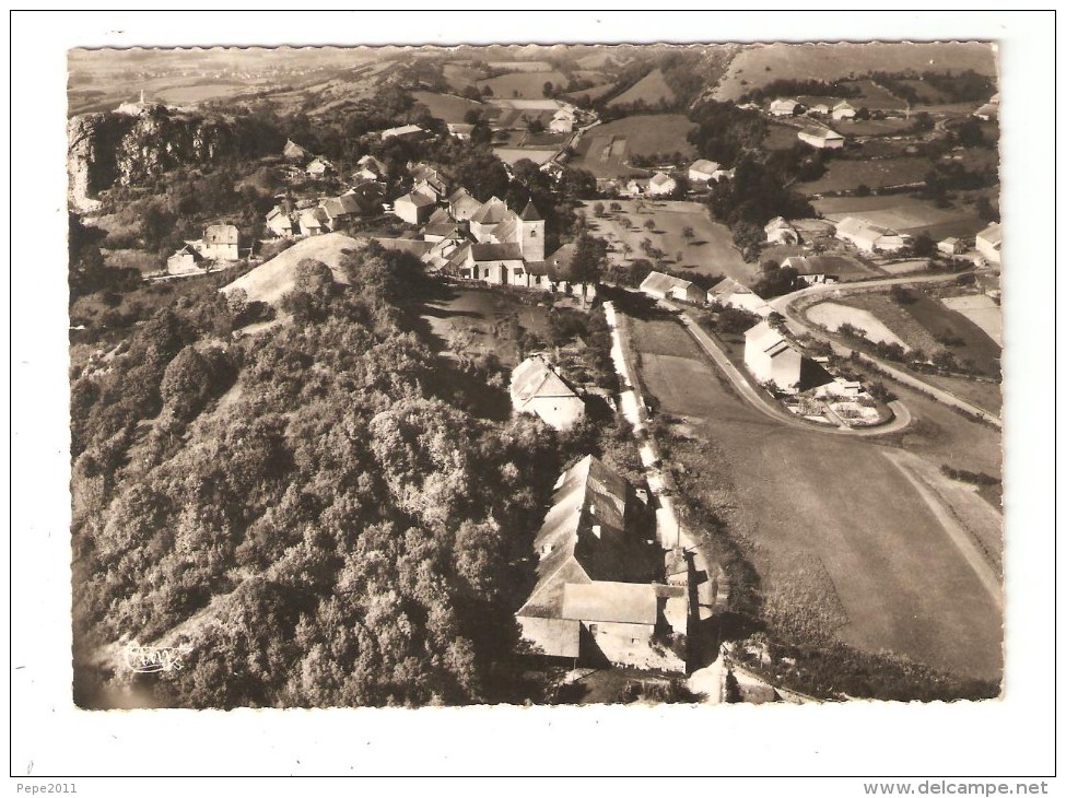 CPA  39 SAINT LAURENT LA ROCHE Vue Générale Aérienne Maisons église Champs Peu Commune 1960 - Other & Unclassified