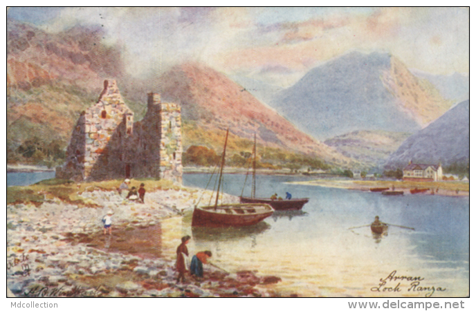 GB LOCH RANZA / Arran / CARTE COULEUR - Fife