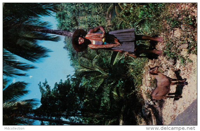 JM JAMAIQUE DIVERS / Beads Vendor, Une Femme Et Une Chèvre / CARTE COULEUR - Autres & Non Classés