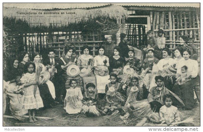 PY PARAGUAY / Trabajadoras De Sombreros En Luque / - Paraguay