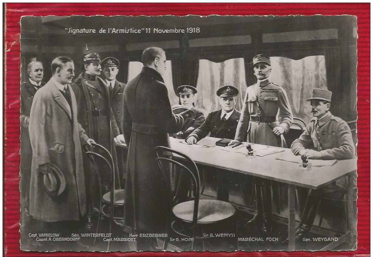 Forêt  De COMPIEGNE - Signature De L'Armistice Le 11 Nov 1918 Dans Le Wagon Du Maréchal Foch - Photo Véritable - Oorlog 1914-18