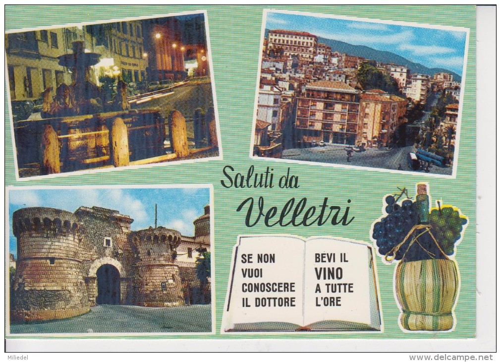 404 - ITALIE - SALUTI DA VELLETRI - Multivues - Velletri