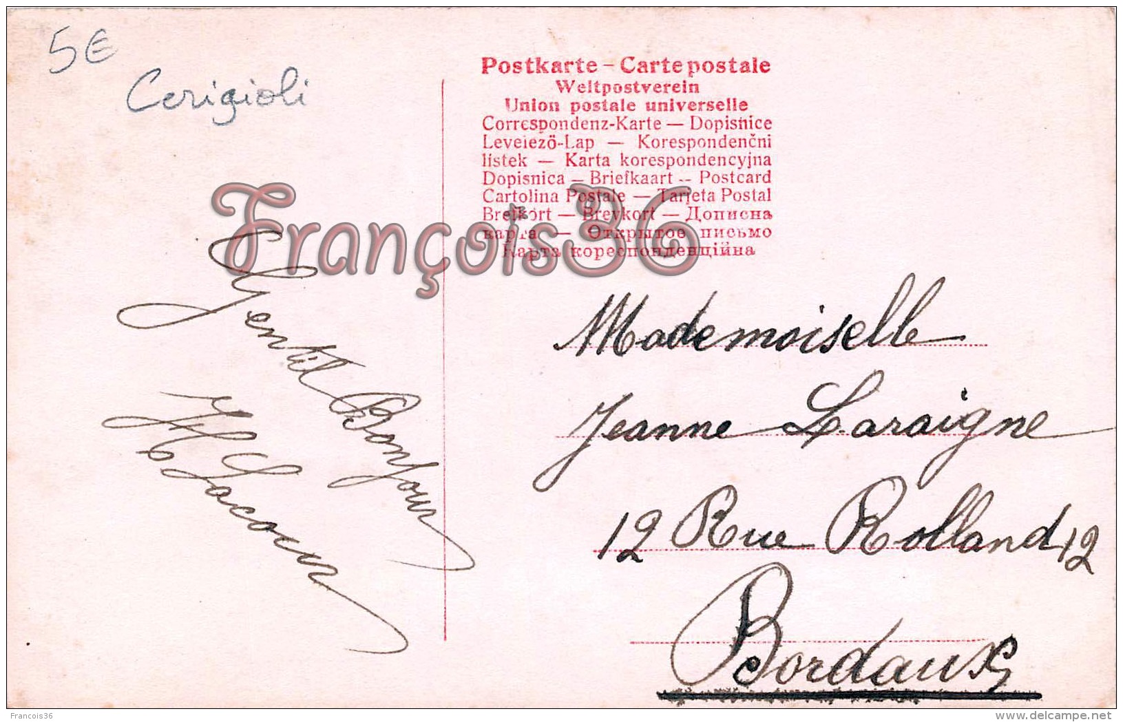 CPA Jolie Fille - Frau - Lady - Jeune Fille Felicitas Cerigioli Artist NY 1908 - Artisti