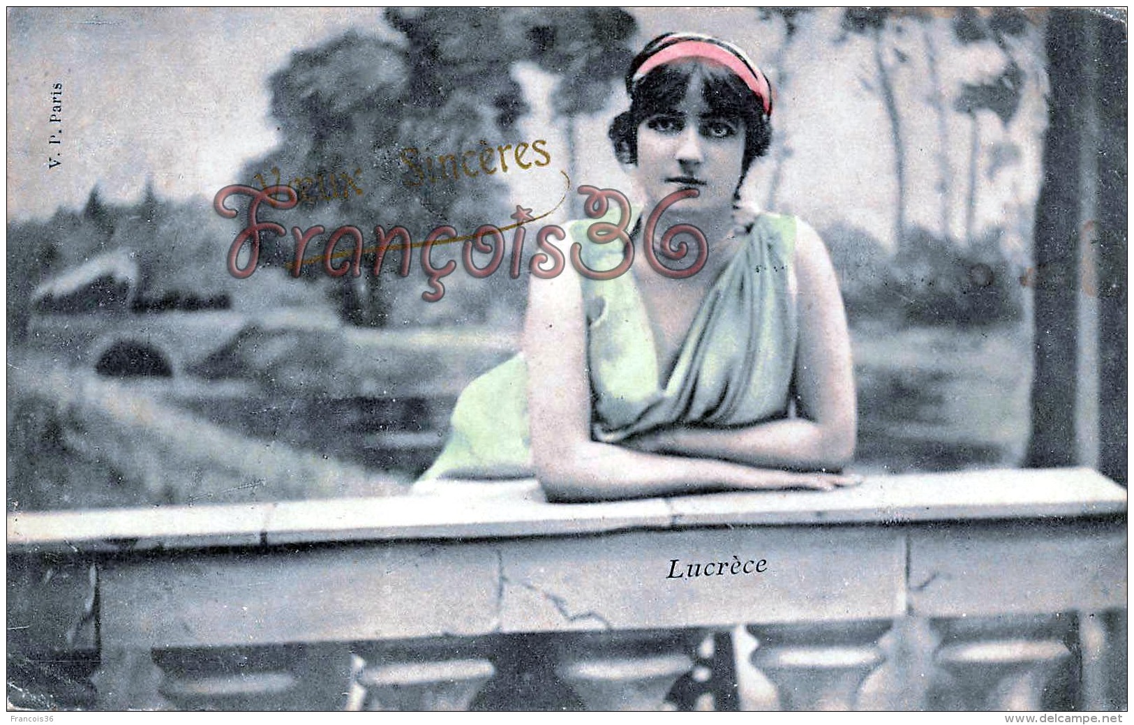 CPA Jolie Fille - Frau - Lady - Jeune Fille Lucrèce - Artist Théatre Paris 1907 - Entertainers