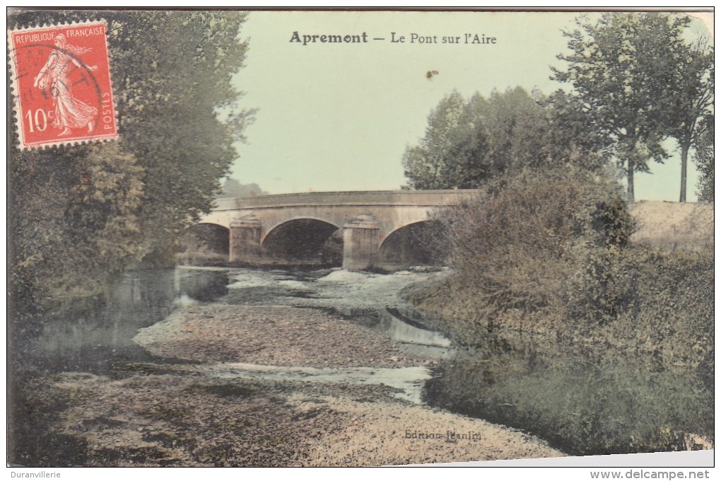 08 - APREMONT - Pont Sur L´Aire . CPA Glaçée - Altri & Non Classificati