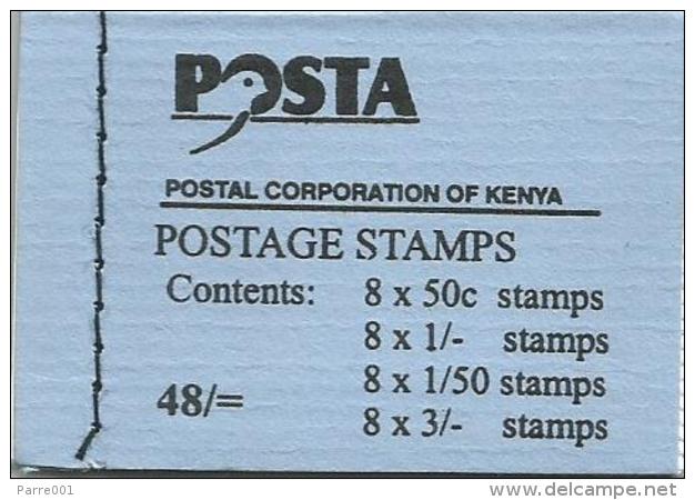 Kenya 1994 48/- Birds Stamp Booklet 8 Panes Included Only 30 Copies Known - Kenya (1963-...)