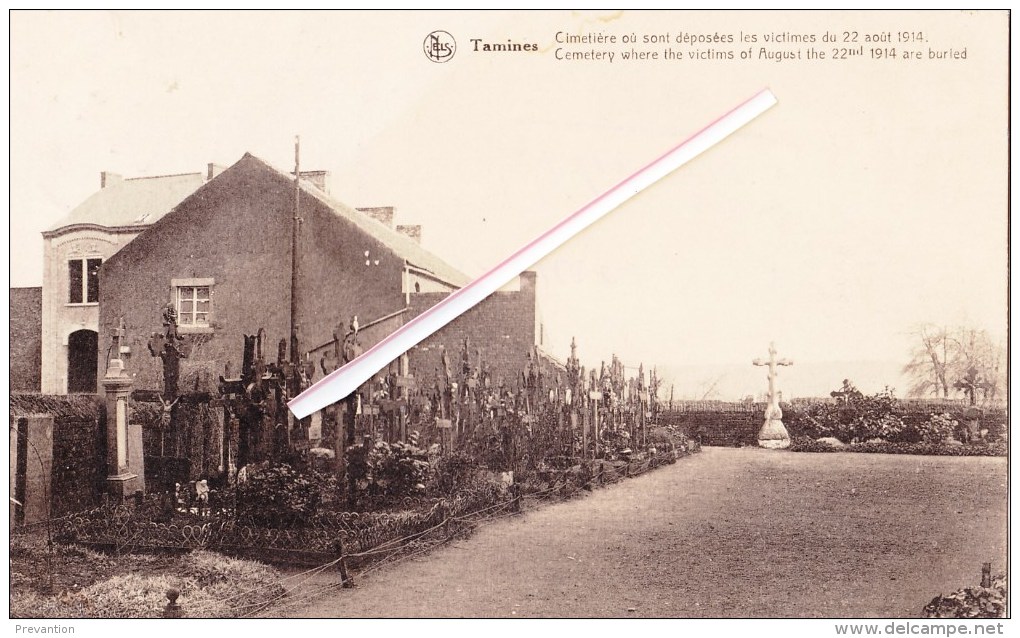 TAMINES - Cimetière Où Sont Déposées Les Victimes Du 22août 1914 - Sambreville