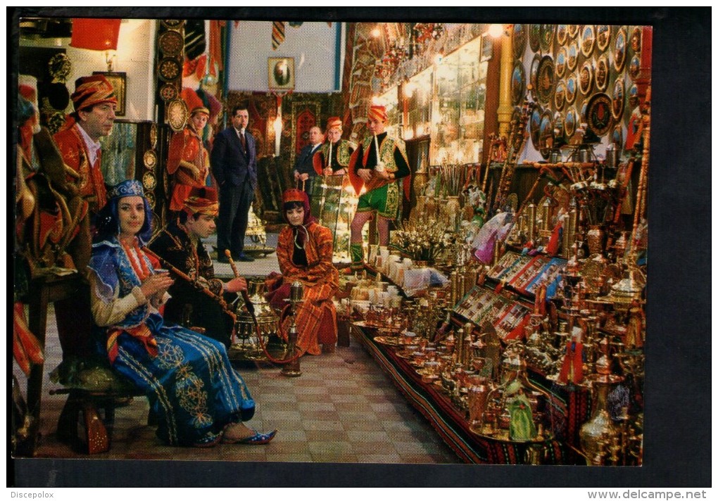 Q1324 ISTANBUL Ve GUZELLIKLERI - KEPALI CARSI - ALI BABA PAZARI - INNENRAUM VON BAZAR - COSTUME, FALK - Turquie