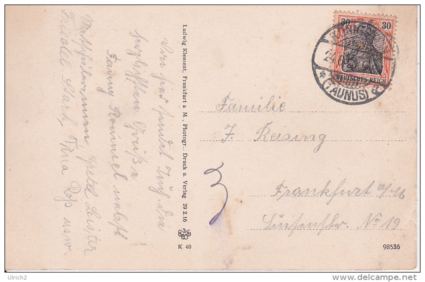 AK Königstein Im Taunus - Mehrbildkarte - Ruine - 1920 (23046) - Koenigstein