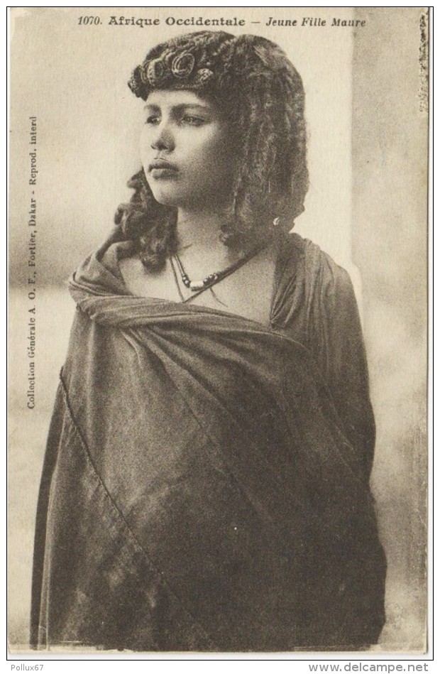 CPA D'AFRIQUE OCCIDENTALE  (SENEGAL)  JEUNE FILLE MAURE - Sénégal