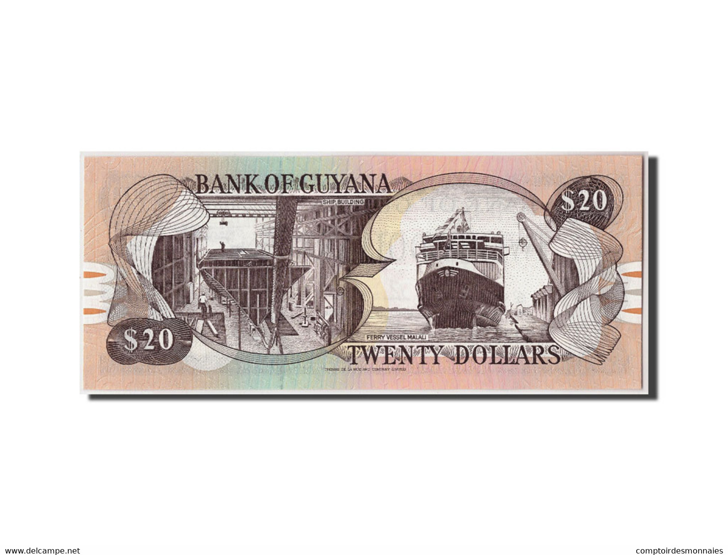 Billet, Guyana, 20 Dollars, Undated (1996), KM:30b, NEUF - Guyana