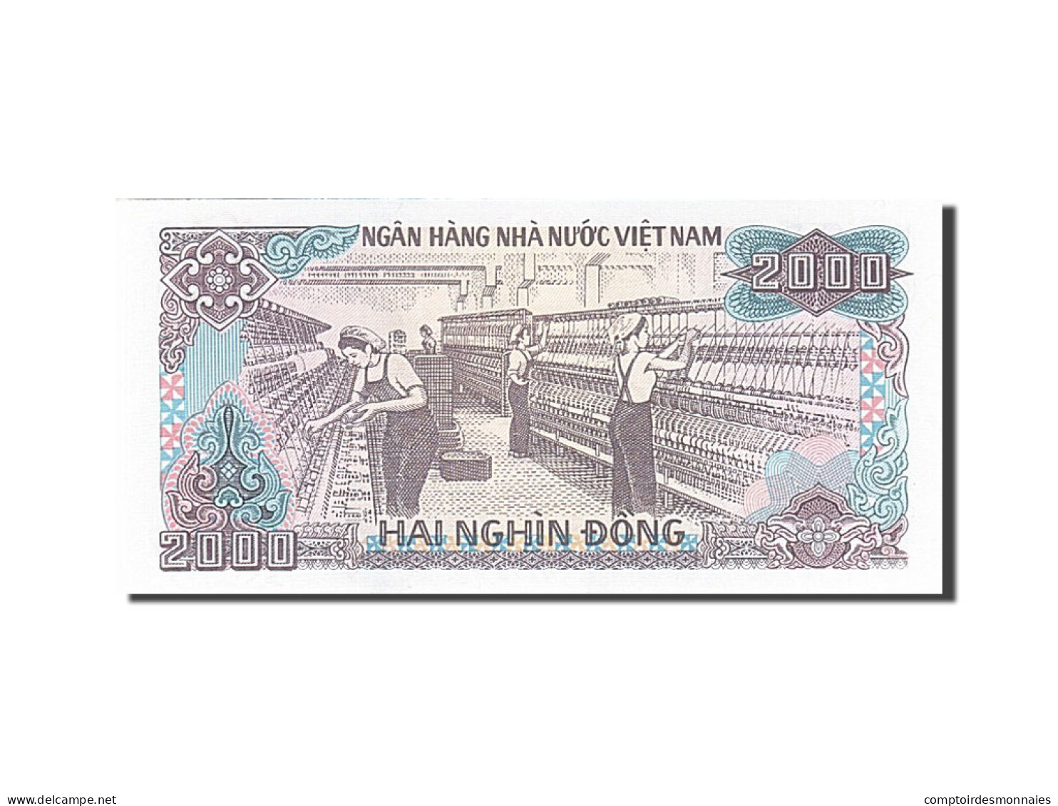 Billet, Viet Nam, 2000 D<ox>ng, 1988-1991, 1988, KM:107a, NEUF - Vietnam