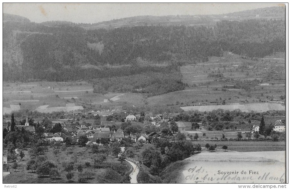 SOUVENIR DE FIEZ &#8594; Vue Générale 1905 - Fiez