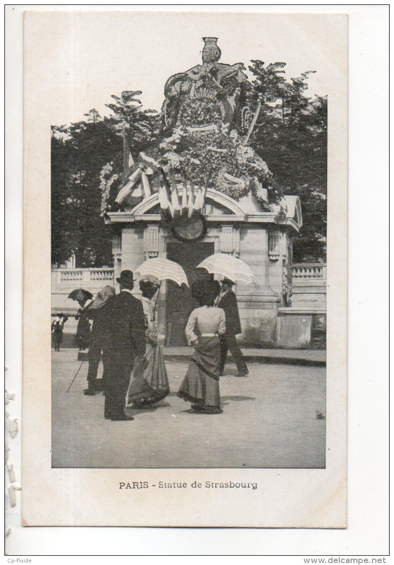 75 - PARIS . STATUE DE STRASBOURG - Réf. N°15389 - - Statuen