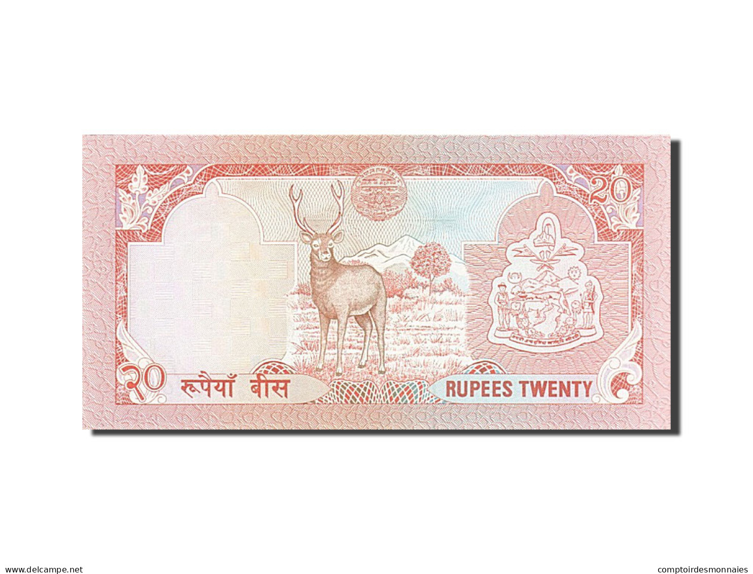 Billet, Népal, 20 Rupees, 1981-1987, Undated (1982-1987), KM:32a, NEUF - Nepal