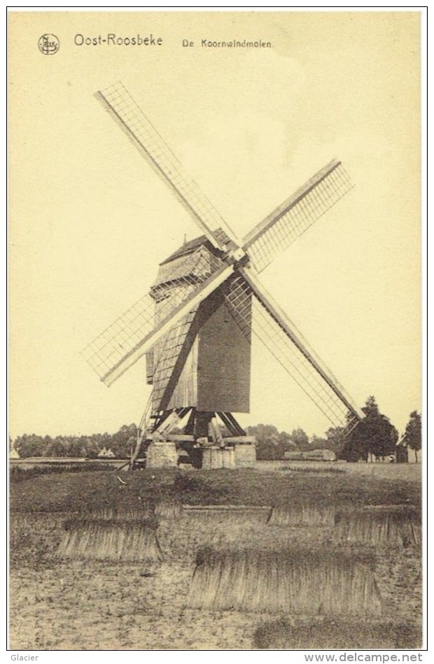 OOST-ROOSEBEKE - De Korenwindmolen - Uitg. Der Vereniging Tot Behoud Van Natuur En Stedenschoon , Antwerpen - Oostrozebeke