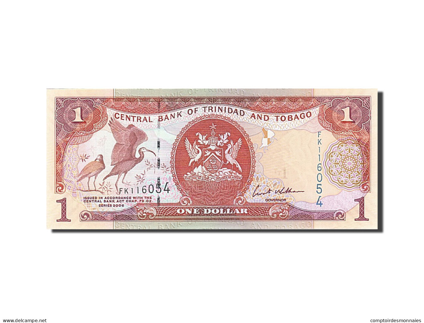 Billet, Trinidad And Tobago, 1 Dollar, 2002, 2002, KM:41b, NEUF - Trinidad Y Tobago