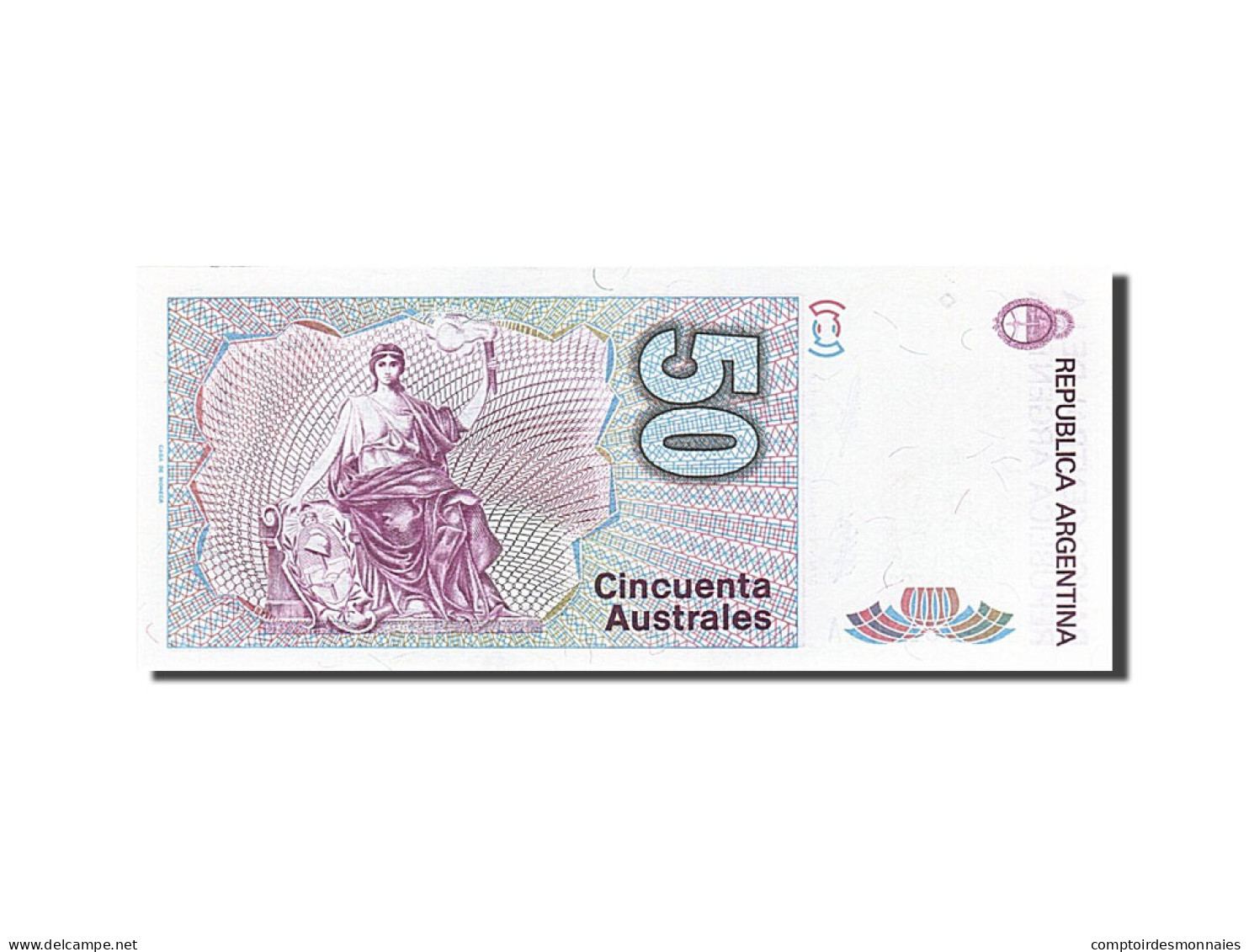 Billet, Argentine, 50 Australes, 1986-1989, Undated, KM:326a, SPL - Argentine