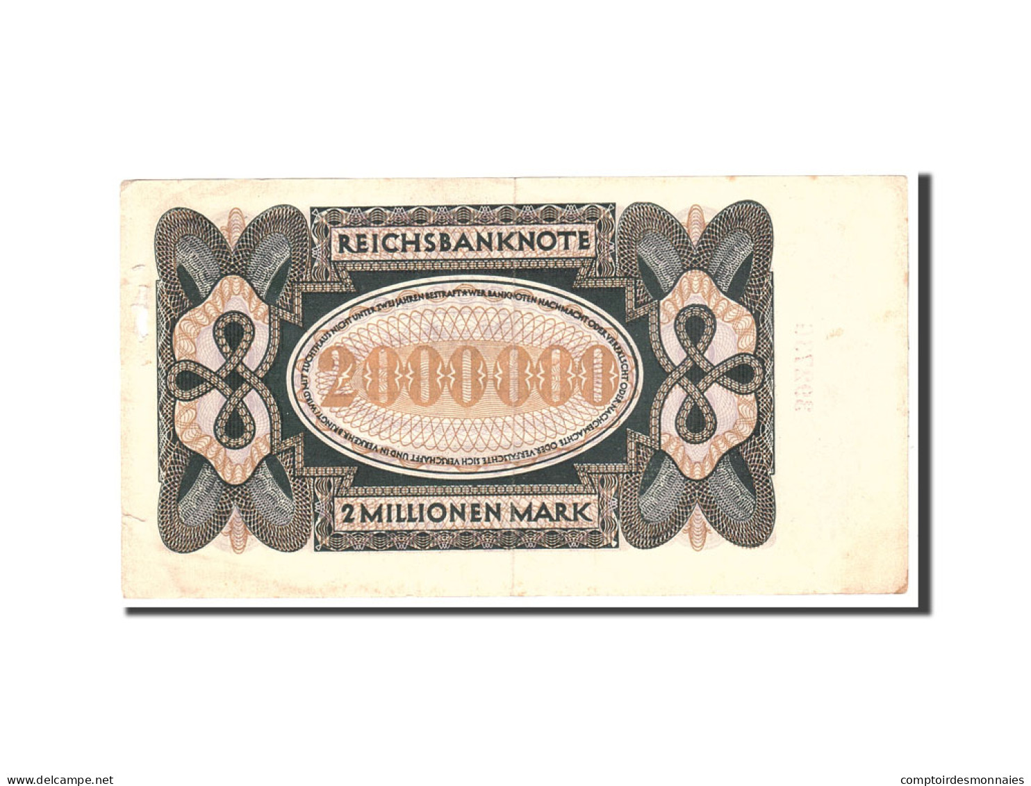 Billet, Allemagne, 2 Millionen Mark, 1923, 1923-07-23, KM:89a, TTB - 2 Mio. Mark